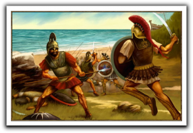 сражение в игре логотип игры Grepolis